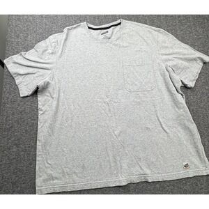 40 Grit Duluth Trading Shirt Mens Sz 3XL Standard Fit Gray Short Sleeve Pocket